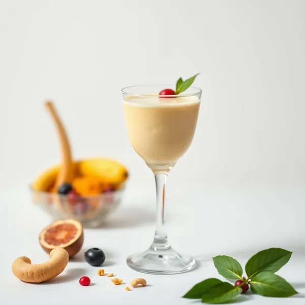Smoothie Desintoxicante de Cúrcuma e Leite de Caju