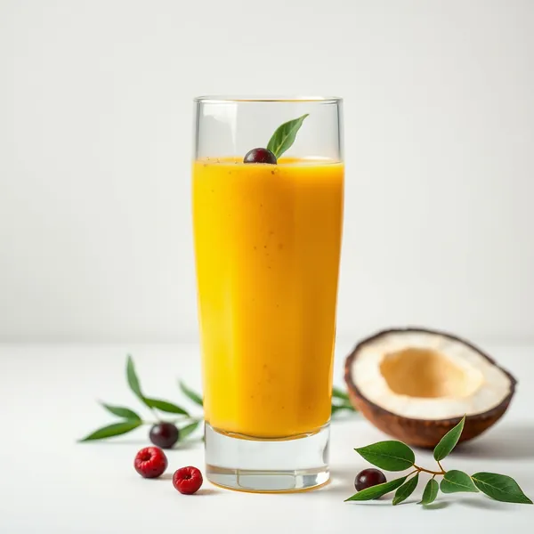 Smoothie Détox au Curcuma et Eau de Coco
