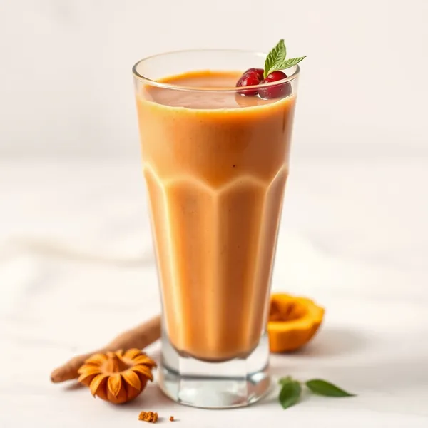 Smoothie Détoxifiant de Curcuma et Lait de Chanvre