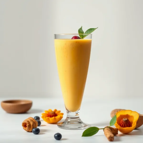 Smoothie Détoxifiant au Curcuma et Kefir
