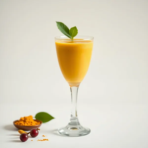 Detox-Smoothie mit Kurkuma und Macadamia-Milch