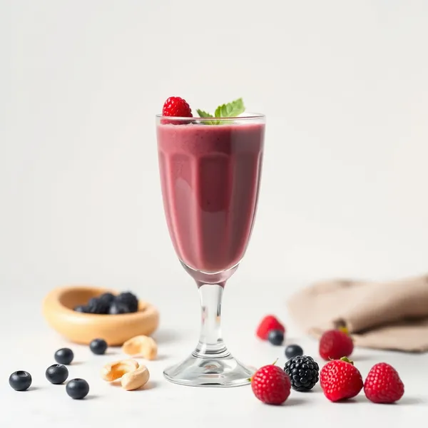 Energy Boosting Acai Cashew Milk Smoothie