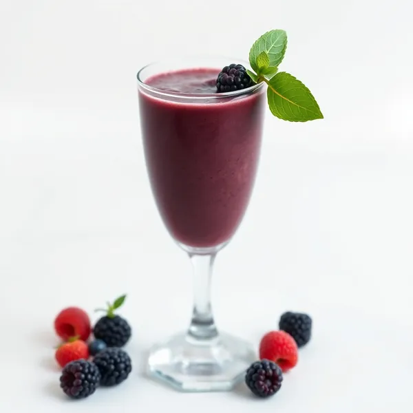 Smoothie Energizante de Açaí e Água de Coco