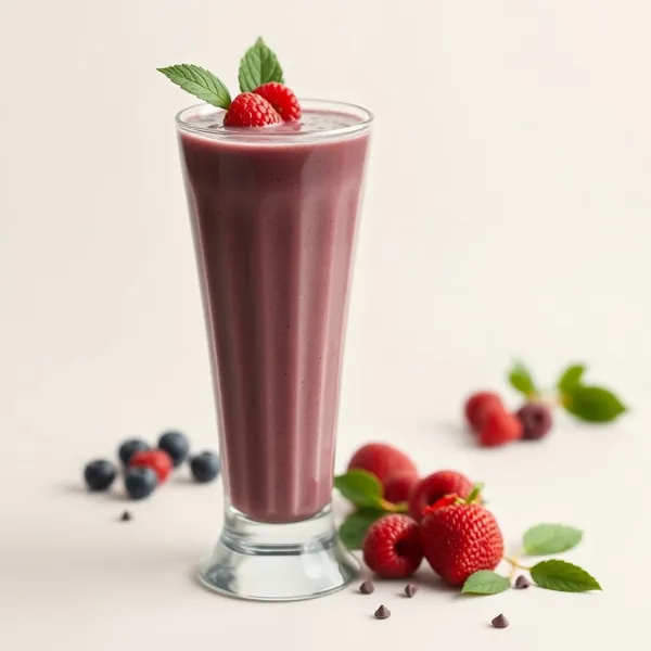 Smoothie Energizante de Açaí e Leite de Cânhamo