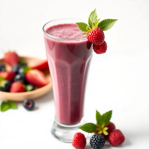 Energy-Boosting Acai Kefir Milk Smoothie