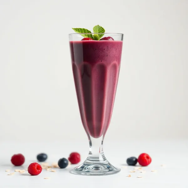 Batido Energizante de Acai y Leche de Avena