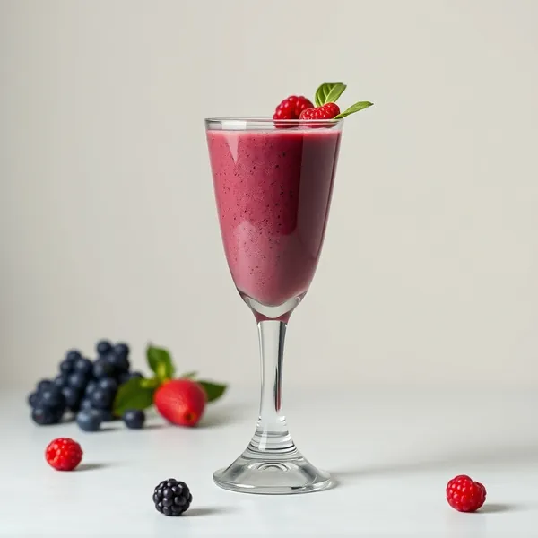 Energy Boosting Acai Soy Milk Smoothie