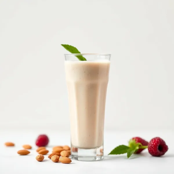 Energie-Smoothie mit Mandelbutter und Kokosmilch