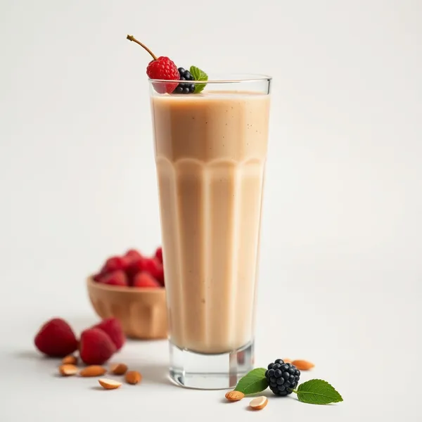 Energy-Boosting Almond Butter Cashew Milk Smoothie