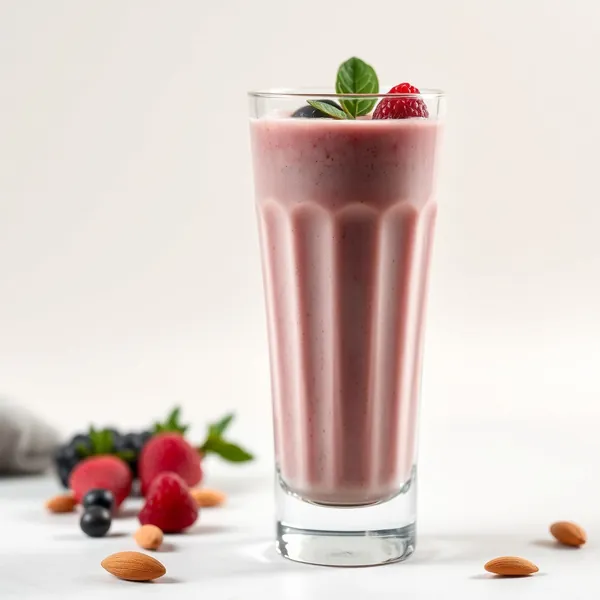 Energy-Boosting Almond Butter Kefir Milk Smoothie