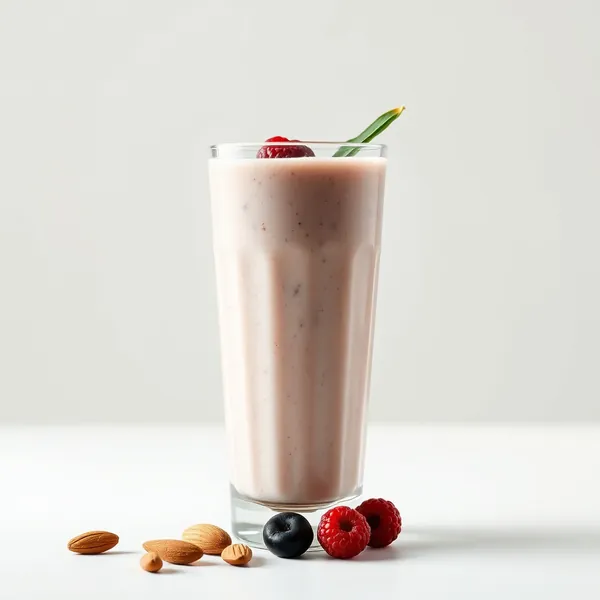 Smoothie Énergétique au Beurre d'Amande et Lait de Soja