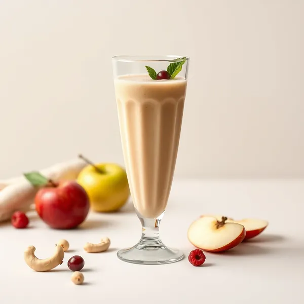 Energy Boosting Apple Cashew Milk Smoothie