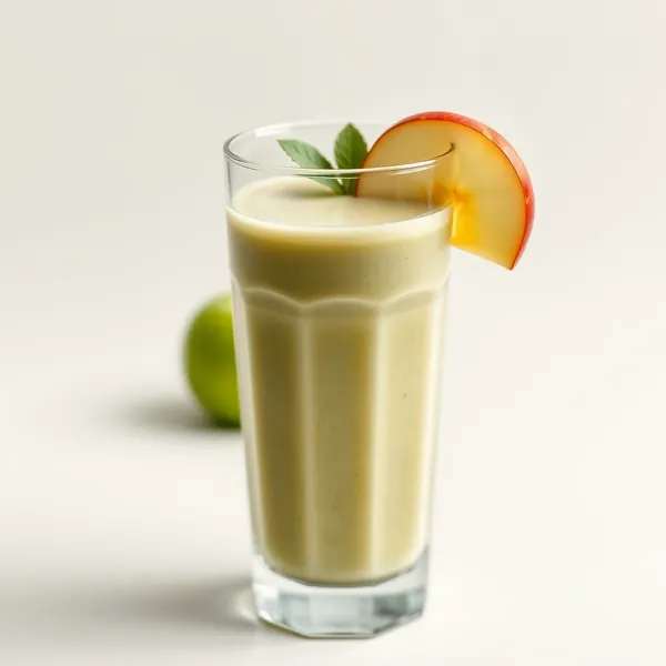 Energie Steigernder Apfel Hanf Milch Smoothie