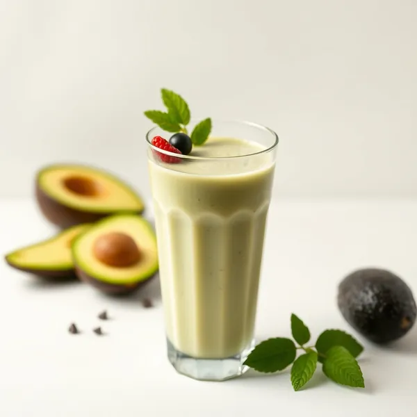 Smoothie Énergisant à l'Avocat et au Kefir