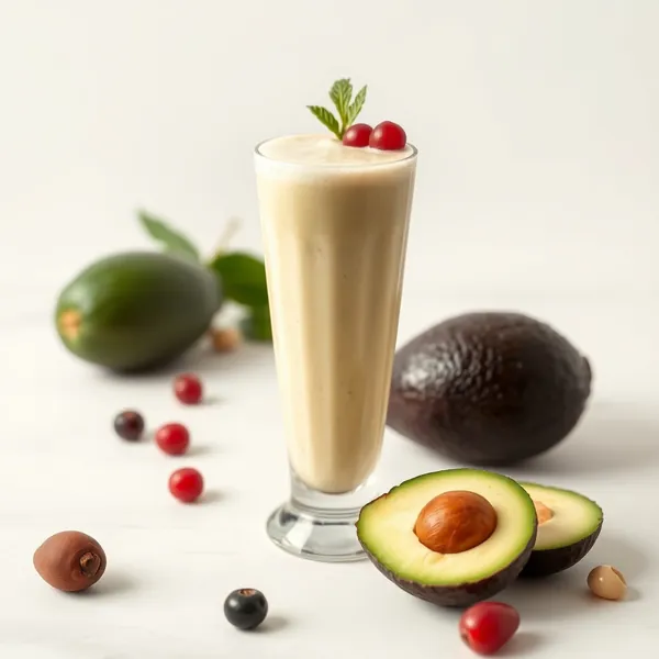 Energy Boosting Avocado Macadamia Milk Smoothie
