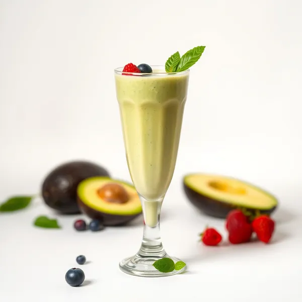 Energy-Boosting Avocado Rice Milk Smoothie