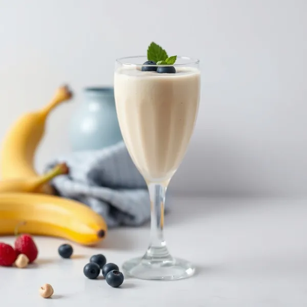 Batido Energizante de Banana e Leite de Caju
