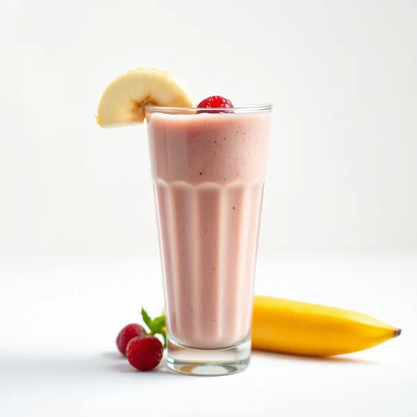 Smoothie Energizante de Banana e Água de Coco