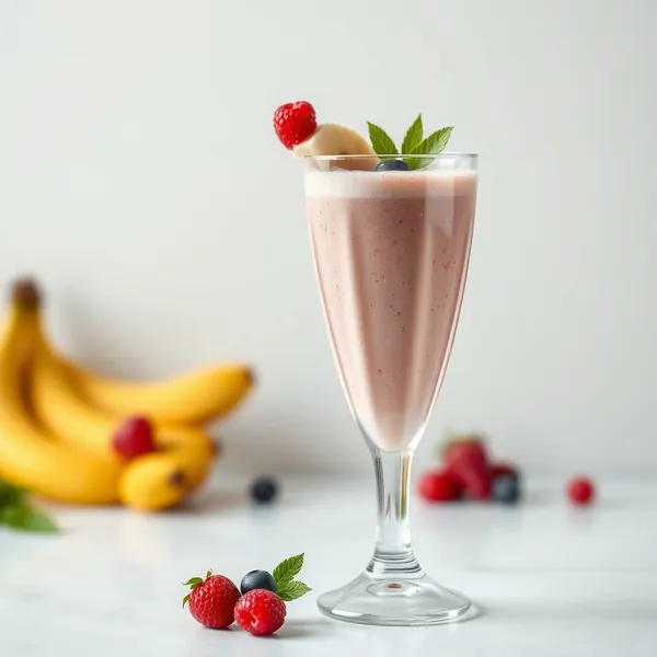 Batido Energizante de Banana e Iogurte Grego