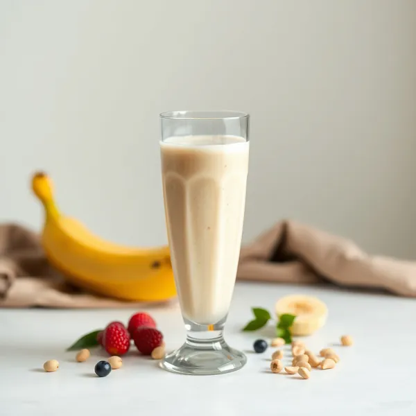 Smoothie Énergisant à la Banane et au Lait de Macadamia
