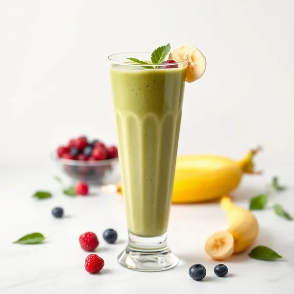 Energy-Boosting Banana Matcha Tea Smoothie
