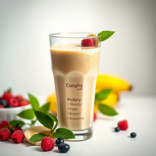 Smoothie Énergisant à la Banane et Protéine