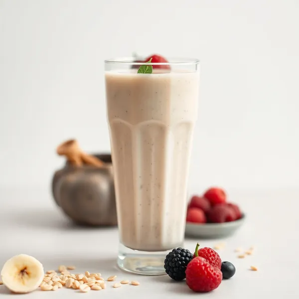 Smoothie Énergisant à la Banane et au Lait de Riz