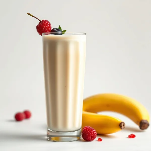 Smoothie Énergisant à la Banane et au Lait de Soja