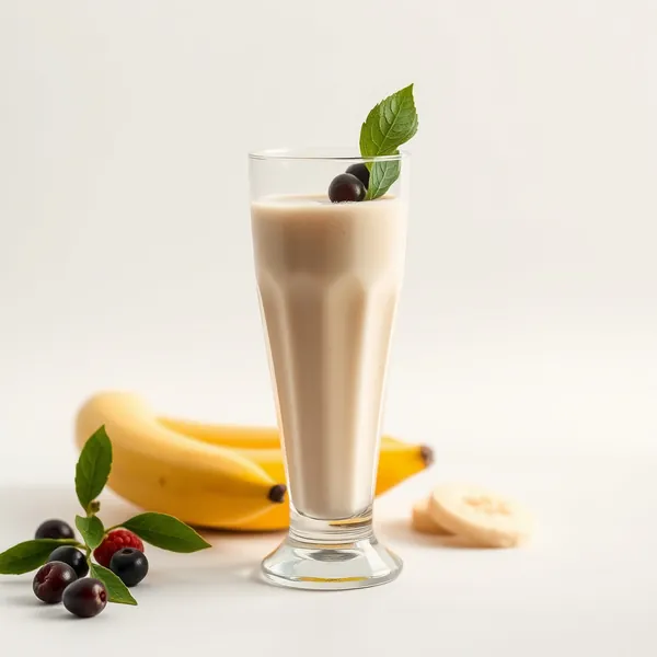 Energie Steigernder Bananen-Dinkelmilch-Smoothie