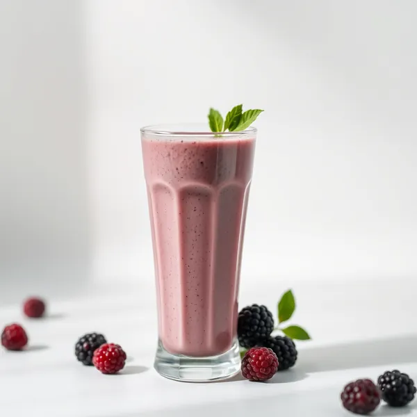Energy-Boosting Blackberry Hemp Milk Smoothie