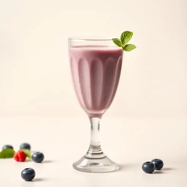 Smoothie Energizzante al Latte Kefir di Mirtillo