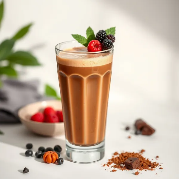 Energy Boosting Cacao Powder Cold Brew Coffee Smoothie