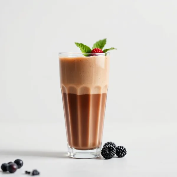 Energy-Boosting Cacao Powder Kefir Milk Smoothie