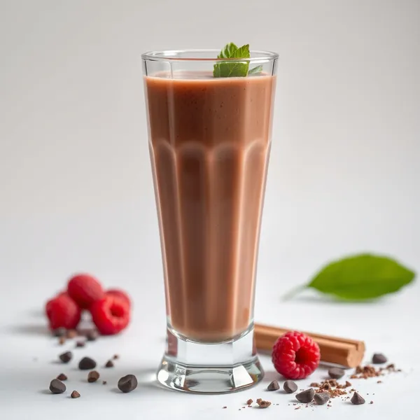 Smoothie Energizante de Cacau em Pó e Leite de Macadamia