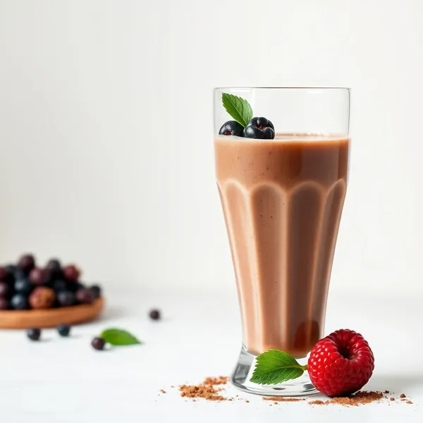 Smoothie Énergisant au Cacao en Poudre