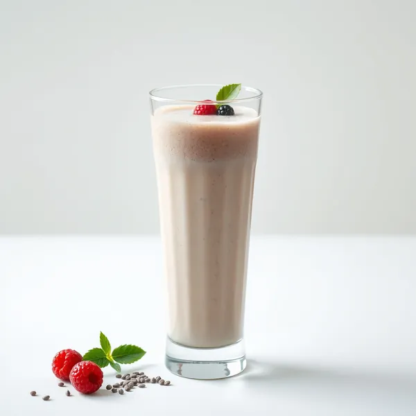 Energy-Boosting Chia Seed Cashew Milk Smoothie