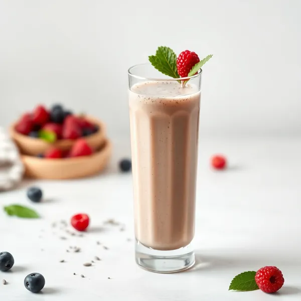 Energy-Boosting Chia Seed Hazelnut Milk Smoothie