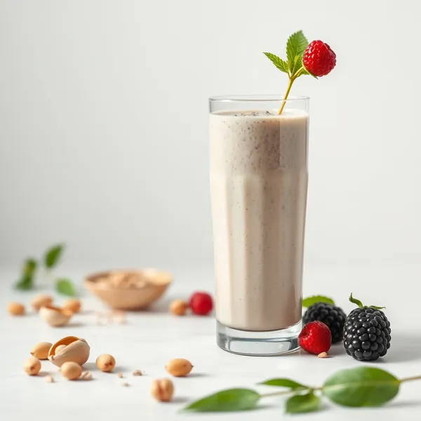 Smoothie Energizzante con Semi di Chia e Latte di Pistacchio