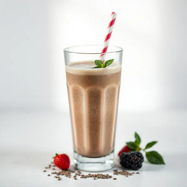 Energy Boosting Chia Seed Protein Shake Smoothie