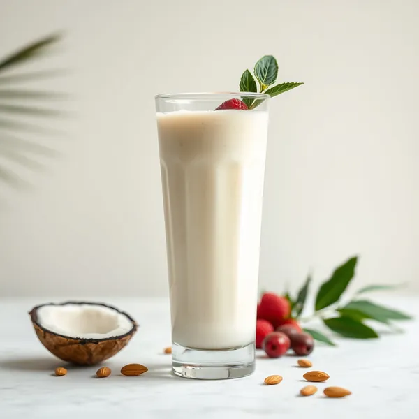 Energy Boosting Coconut Almond Milk Smoothie