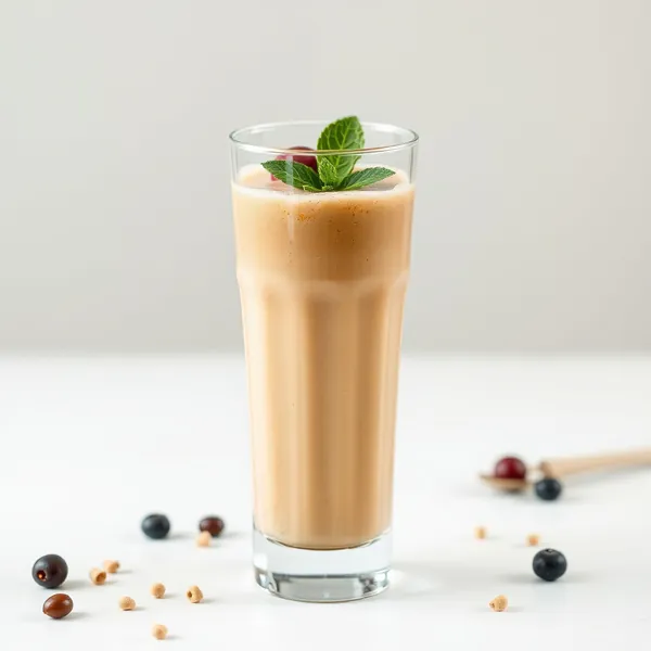Smoothie de Café Frio com Coco Energizante
