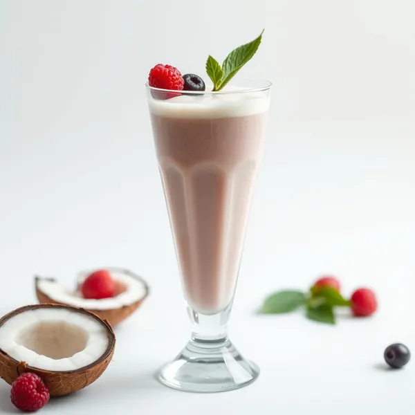 Energy Boosting Coconut Greek Yogurt Smoothie