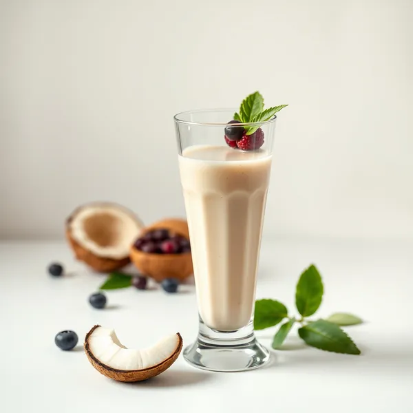 Smoothie Energizante de Coco e Sementes de Cannabis