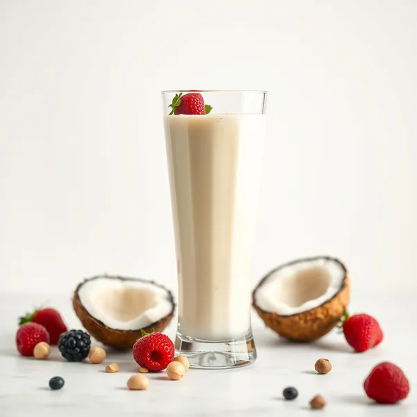 Smoothie Énergisant au Lait de Coco et de Macadamia