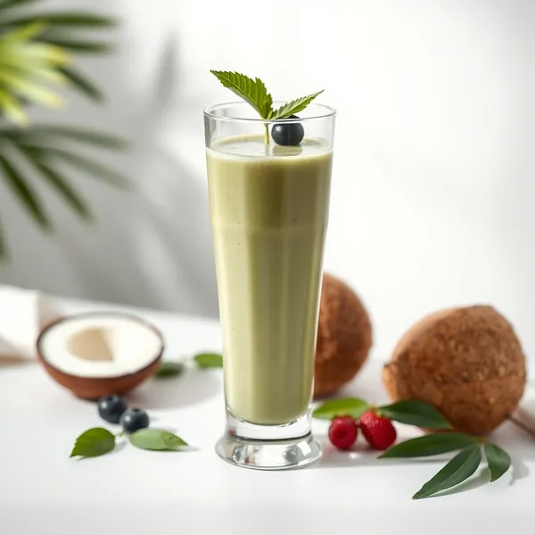 Smoothie Energizzante al Tè Matcha e Cocco