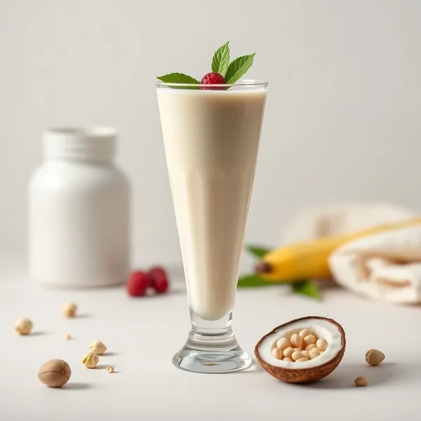 Smoothie Energizante de Leite de Coco e Pistache