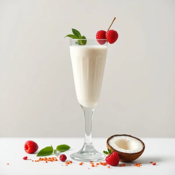 Smoothie Énergisant au Lait de Coco et de Soja