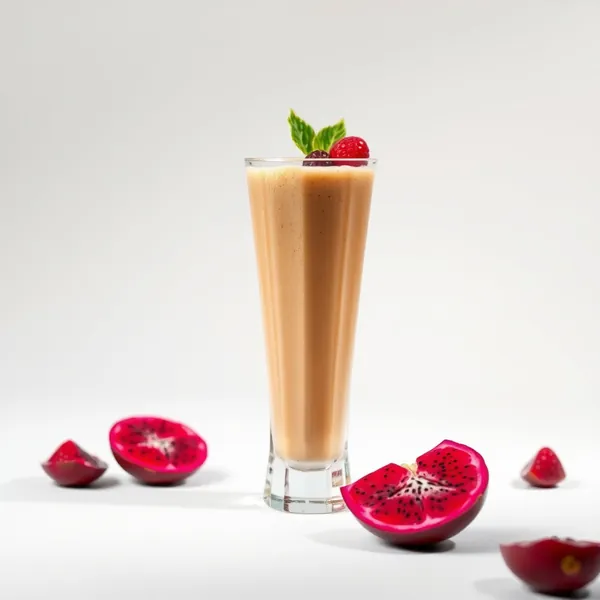 Smoothie Energizante de Dragonfruit e Café Frio