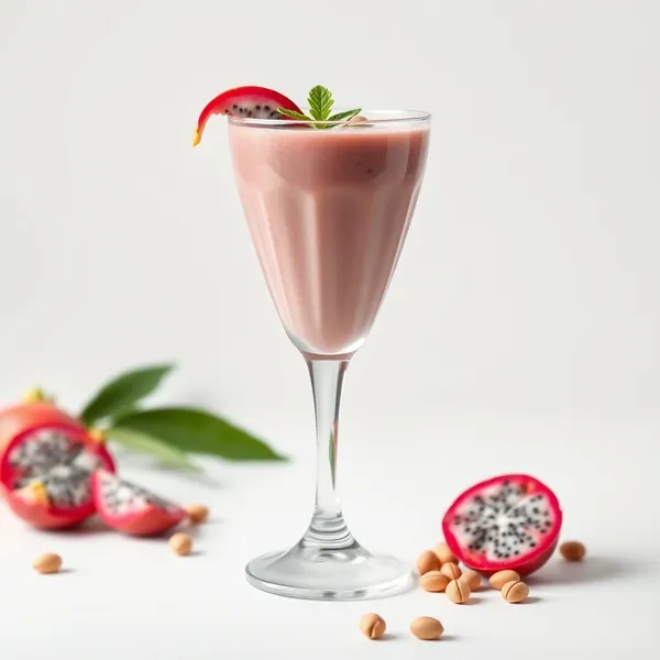 Energy Boosting Dragonfruit Pistachio Milk Smoothie