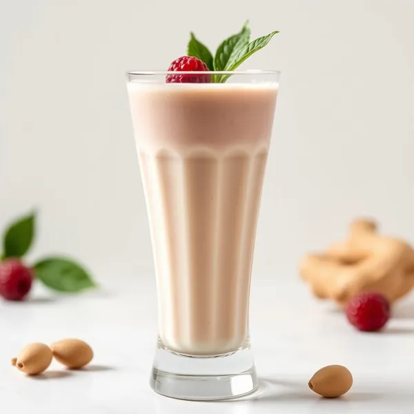 Energy Boosting Ginger Macadamia Milk Smoothie